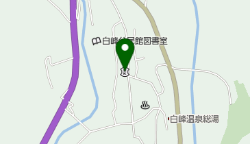 はくさん信用金庫白峰支店の地図画像
