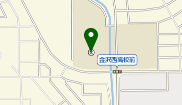 石川県立金沢西高校の地図画像