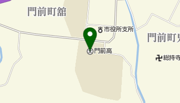 石川県立門前高校の地図画像