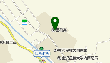 私立星稜高校の地図画像