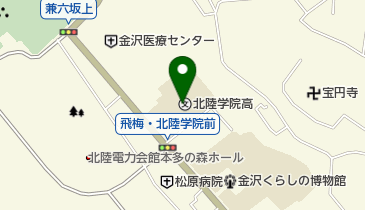 私立北陸学院高校の地図画像