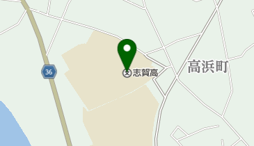 石川県立志賀高校の地図画像