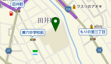 金沢市立兼六中学校の地図画像