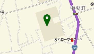 羽咋市立羽咋中学校の地図画像