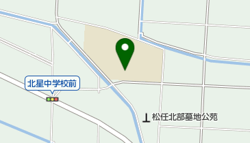 白山市立北星中学校の地図画像