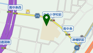津幡町立中条小学校の地図画像
