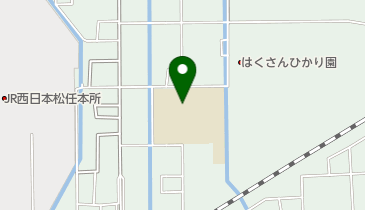 白山市立北陽小学校の地図画像