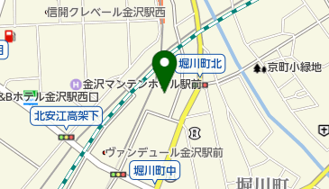 金沢医療技術専門学校の地図画像