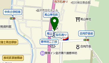 専門学校金沢美専の地図画像