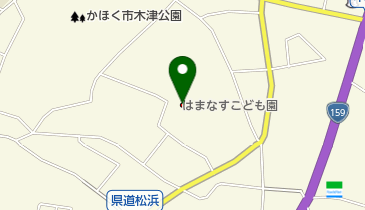 かほく市立はまなすこども園の地図画像