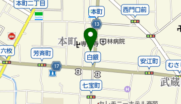 育英予備校金沢の地図画像