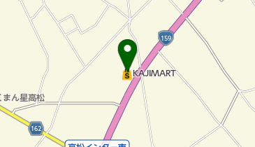 KAJIMART高松インター店の地図画像