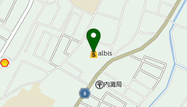 albis KULA・SU内灘店の地図画像