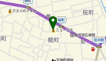ニュー三久あかつき市場店の地図画像