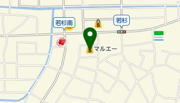 マルエー若杉店の地図画像