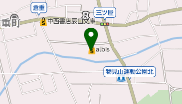 albis辰口店の地図画像