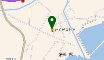 かくだストア鵜川店の地図画像
