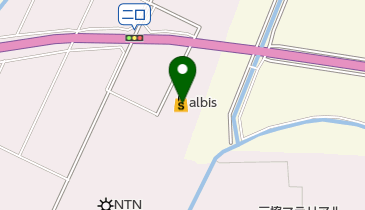 albis羽咋宝達志水店の地図画像