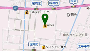 albis明倫通り店の地図画像