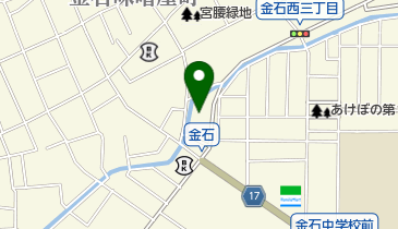 マルエーmini金石店の地図画像