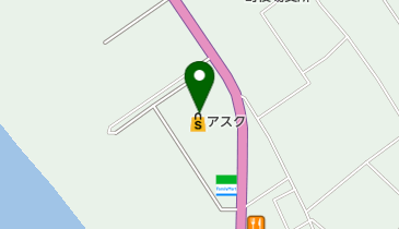 Aコープとぎ店の地図画像