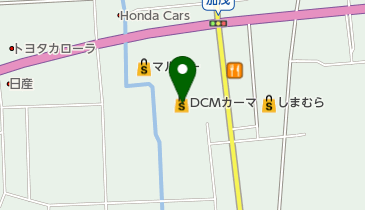 DCM加賀店の地図画像