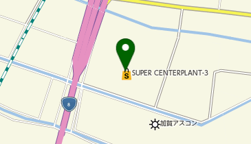 SUPER CENTER PLANT-3川北店の地図画像