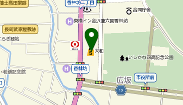 familiar大和香林坊店の地図画像