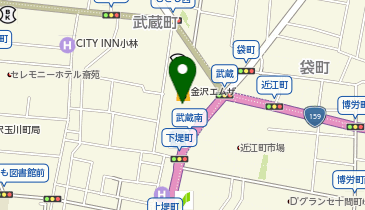 ミキハウス金沢エムザ店の地図画像
