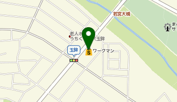 ワークマンプラス金沢玉鉾店の地図画像