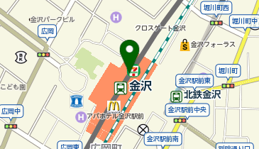 SHIPS金沢百番街Rinto店の地図画像
