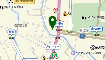 ユナイテッドアローズ金沢店の地図画像
