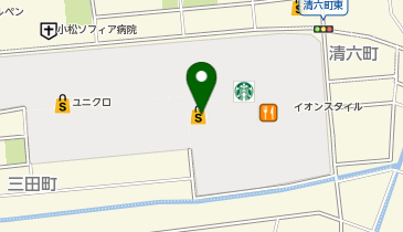 H&Mイオンモール新小松の地図画像