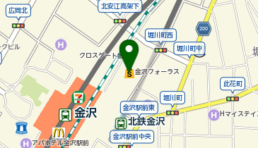 JOURNAL STANDARD金沢フォーラス店の地図画像