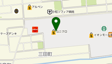 ジーユーイオンモール新小松店の地図画像