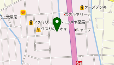 モリワンワールド金沢本店の地図画像