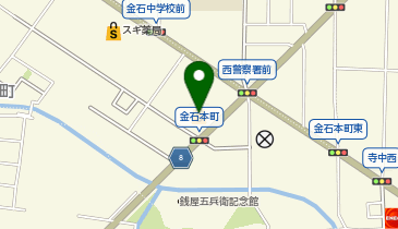 上州屋金沢金石店の地図画像