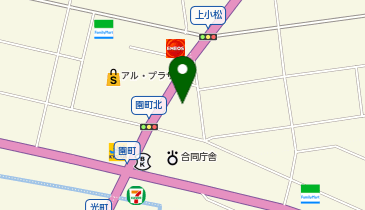 上州屋小松店の地図画像