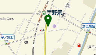 うのけ書店の地図画像