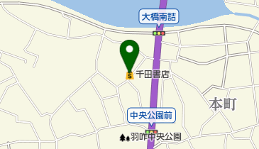 (有)千田書店の地図画像