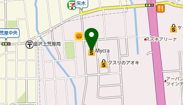 Mycra御経塚店の地図画像