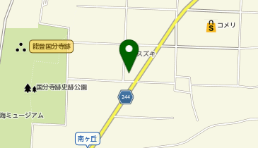 ダイソー七尾店の地図画像