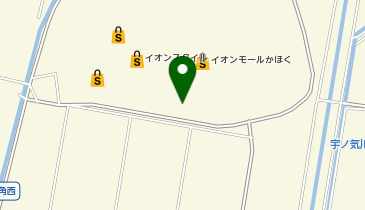 UQスポットイオンモールかほくの地図画像