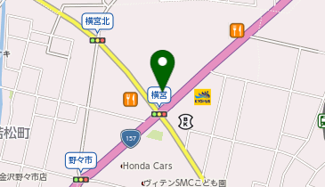 日産プリンス金沢野々市店の地図画像