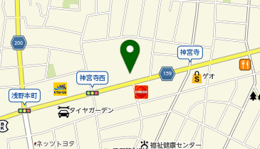 金沢三菱自動車販売金沢店の地図画像