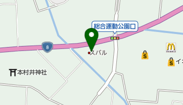 北陸スバル自動車白山店の地図画像