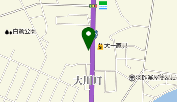 石川ダイハツ販売羽咋ダイハツの地図画像