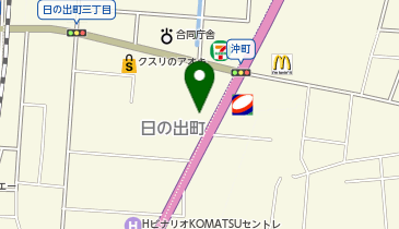 ガリバー小松店の地図画像