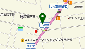 石川トヨペットカローラ小松店中古車の地図画像