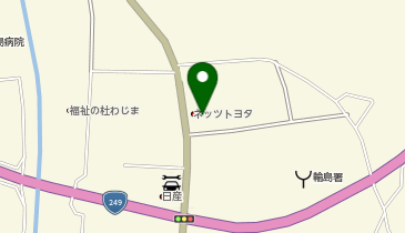 ネッツトヨタ石川輪島店の地図画像